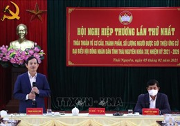 Hội nghị hiệp thương lần một bầu đại biểu HĐND tỉnh Thái Nguyên