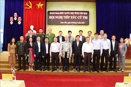 Đoàn đại biểu Quốc hội tỉnh Yên Bái tiếp xúc cử tri huyện Trạm Tấu