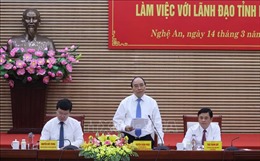 Thủ tướng Nguyễn Xuân Phúc: Nghệ An cần nỗ lực thu hút những dự án lớn, có tính chiến lược