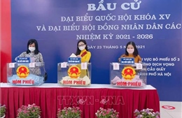 99,13% cử tri thành phố Hà Nội đã tham gia bỏ phiếu