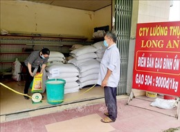 Doanh nghiệp Long An bình ổn giá gạo trong mùa dịch