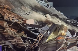 Sập tòa nhà văn phòng ở Trung Quốc khiến 11 người thương vong​