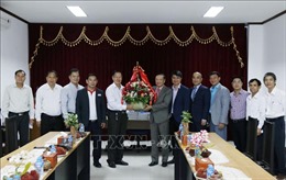 Đại sứ Việt Nam chúc mừng Hội Nhà báo Lào 