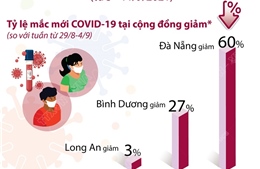 Tuần qua, số ca mắc COVID-19 trong cộng đồng giảm mạnh ở nhiều địa phương