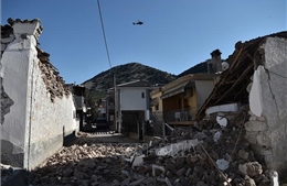 Động đất mạnh phá hủy nhiều tòa nhà ở Hy Lạp