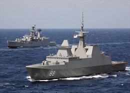 Singapore, Malaysia tập trận hải quân Malapura 2021