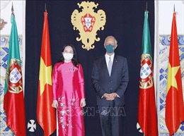 Phó Chủ tịch nước Võ Thị Ánh Xuân hội kiến Tổng thống Bồ Đào Nha