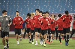 Đội tuyển Nhật Bản làm quen với sân Mỹ Đình