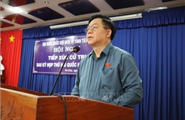 Trưởng ban Ban Tuyên giáo Trung ương tiếp xúc cử tri ở Tây Ninh