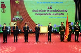 Quảng Ninh: Huyện miền núi phía Bắc đầu tiên đạt chuẩn nông thôn mới