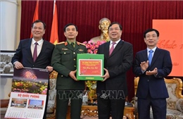 Bộ trưởng Bộ Quốc phòng Phan Văn Giang thăm, chúc Tết tại Nam Định