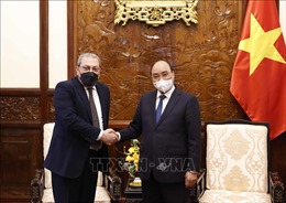 Chủ tịch nước Nguyễn Xuân Phúc tiếp Đại sứ Ai Cập chào từ biệt