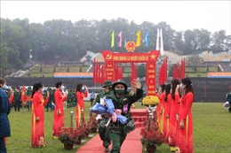 Tổ chức lễ giao nhận quân năm 2022 tại 9 tỉnh, thành phố địa bàn Quân khu 3