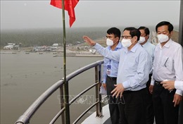 Thủ tướng Phạm Minh Chính dự khánh thành công trình thủy lợi Cái Lớn - Cái Bé giai đoạn 1