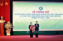 Hoàn thiện Hội đồng Đại học Thái Nguyên nhiệm kỳ 2022-2027