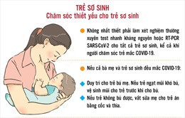 Chăm sóc thiết yếu cho trẻ sơ sinh mắc COVID-19 tại nhà   