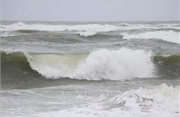 Triều cường kết hợp sóng lớn gây nguy cơ ngập úng ven biển Nam Bộ