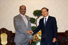 Lãnh đạo Thành phố Hồ Chí Minh tiếp Chủ tịch Hạ viện Cộng hòa Ấn Độ