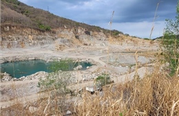 Bà Rịa-Vũng Tàu: Nhiều mỏ khoáng sản sau khai thác để lại hố sâu nguy hiểm