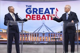 Tổng tuyển cử tại Australia: Lãnh đạo hai đảng lớn tranh luận trực tiếp lần thứ ba