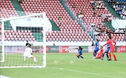 Đội bóng đá nữ Singapore thắng Lào vào phút bù giờ cuối cùng