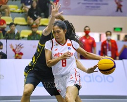 Đội tuyển bóng rổ nữ Việt Nam thắng liên tiếp 3 trận trong ngày đầu ra quân