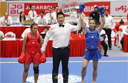 SEA Games 31: Wushu Việt Nam bội thu Huy chương Vàng Chung kết nội dung Sanda