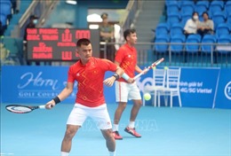 SEA Games 31: Đôi nam Lê Quốc Khánh và Nguyễn Văn Phương vào bán kết môn Quần vợt