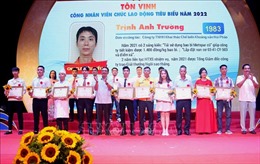 Tôn vinh 80 công nhân, viên chức, người lao động tiêu biểu tỉnh Thái Nguyên