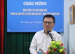 Nâng cao uy tín và gắn kết hội viên Hội Nhà báo tỉnh Khánh Hòa