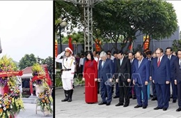 Đoàn đại biểu lãnh đạo Đảng, Nhà nước dâng hương tưởng niệm Tổng Bí thư Nguyễn Văn Cừ