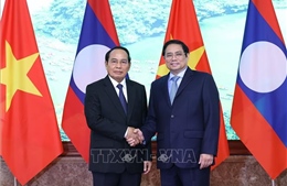 Thủ tướng Phạm Minh Chính tiếp Phó Chủ tịch nước Lào Bounthong Chitmany