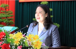 Phó Chủ tịch nước Võ Thị Ánh Xuân dự kỷ niệm 75 năm Ngày Thương binh - Liệt sỹ tại Vĩnh Long