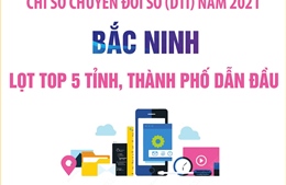Bắc Ninh lọt top 5 tỉnh, thành phố dẫn đầu về DTI 2021   