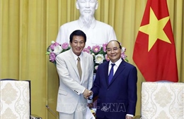 Chủ tịch nước Nguyễn Xuân Phúc tiếp Cựu Đại sứ đặc biệt Việt Nam - Nhật Bản