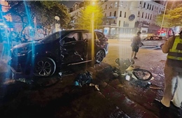 Giảng viên có &#39;hơi men&#39; gây tai nạn liên hoàn tại đường Nguyễn Chánh (Hà Nội)