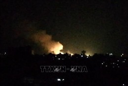 Israel tấn công tên lửa vào thủ đô của Syria
