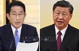 Lãnh đạo hai nước Trung - Nhật điện đàm thúc đẩy quan hệ song phương