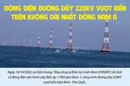 Thông tin chi tiết về đường dây 220kV vượt biển Kiên Bình - Phú Quốc