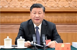Đại hội XX Đảng Cộng sản Trung Quốc: Tổng Bí thư Tập Cận Bình chủ trì phiên họp thứ 3 của Đoàn Chủ tịch