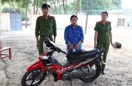 Bắt &#39;nữ quái&#39; cướp tài sản của xe ôm ở Tây Ninh