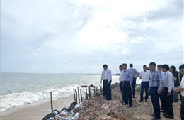 Kiểm tra công tác phòng, chống thiên tai tại Bình Thuận