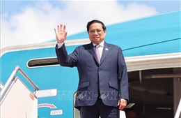 Thủ tướng Phạm Minh Chính về tới Hà Nội, kết thúc chuyến công tác tại Campuchia