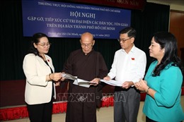 HĐND TP Hồ Chí Minh gặp gỡ cử tri đại diện các dân tộc, tôn giáo