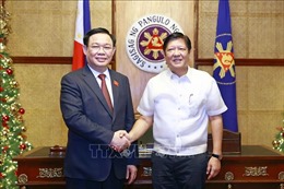 Chủ tịch Quốc hội Vương Đình Huệ hội kiến Tổng thống Philippines