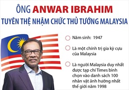 Ông Anwar Ibrahim tuyên thệ nhậm chức Thủ tướng Malaysia