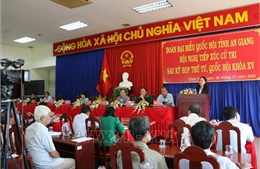 Phó Chủ tịch nước Võ Thị Ánh Xuân tiếp xúc cử tri tại An Giang