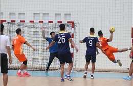 Đội nam Hà Nội thắng Yên Bái ở trận khai mạc môn Bóng ném trong nhà