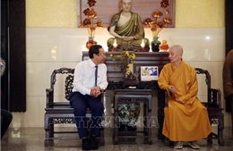 Lãnh đạo TP Hồ Chí Minh chúc Tết tại một số cơ sở tôn giáo