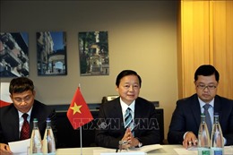 Phó Thủ tướng Trần Hồng Hà hội đàm với Bộ trưởng Kinh tế, Giáo dục và Nghiên cứu Thụy Sỹ 